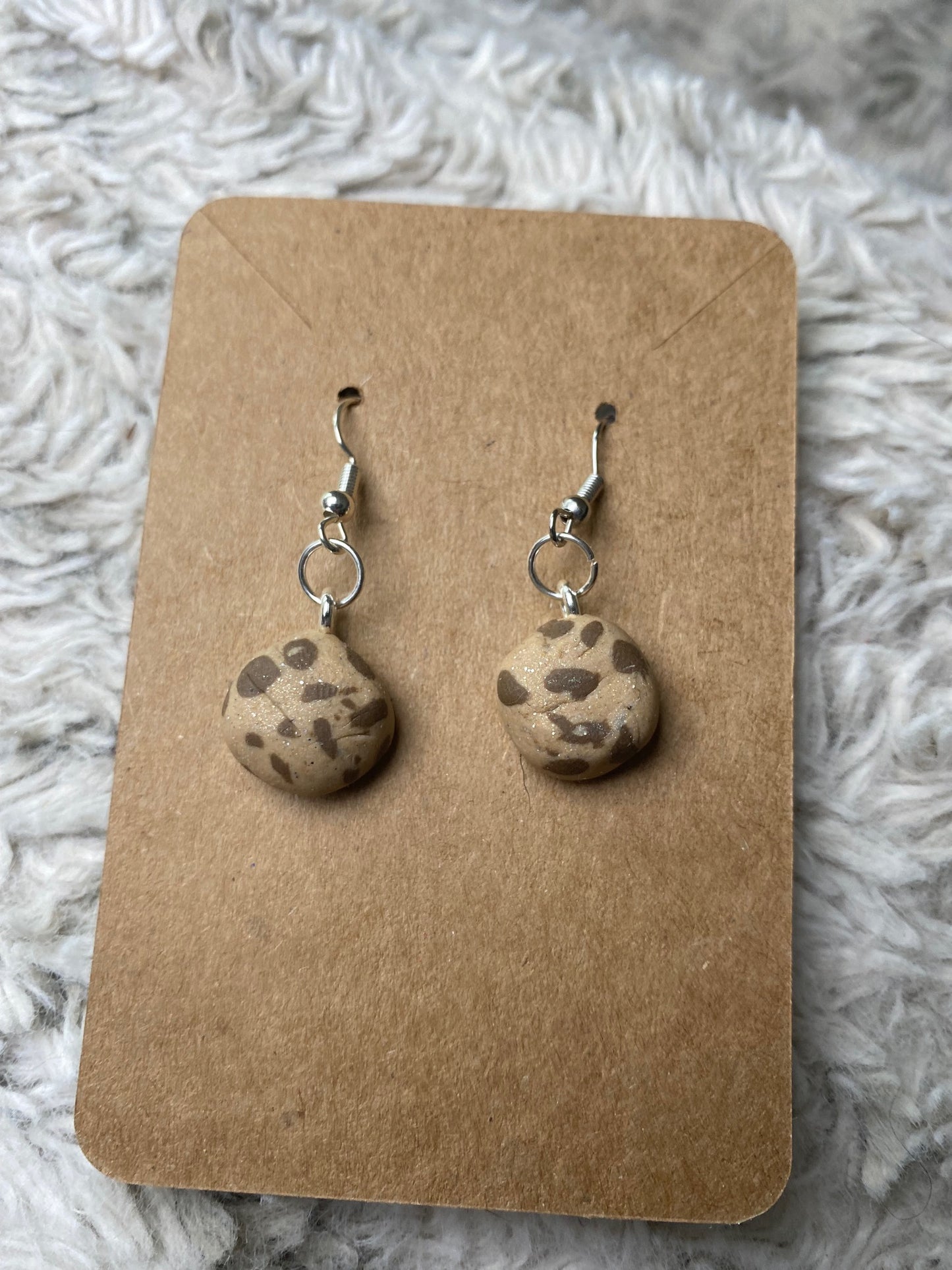 Chocolate Chip Cookie Earrings