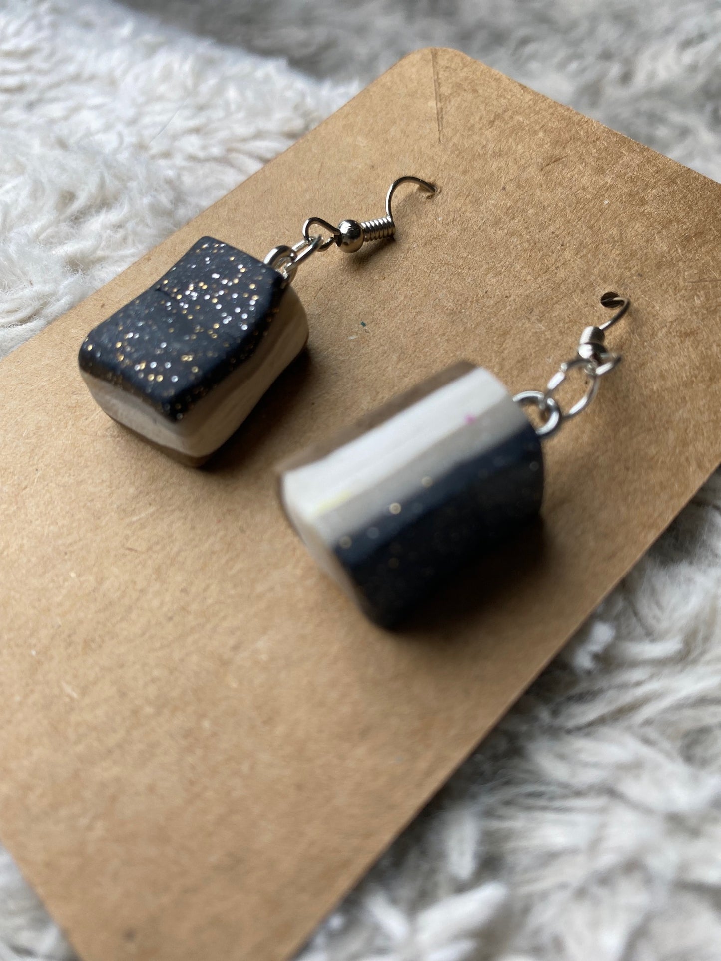 Nanaimo Bar Dangling Earrings