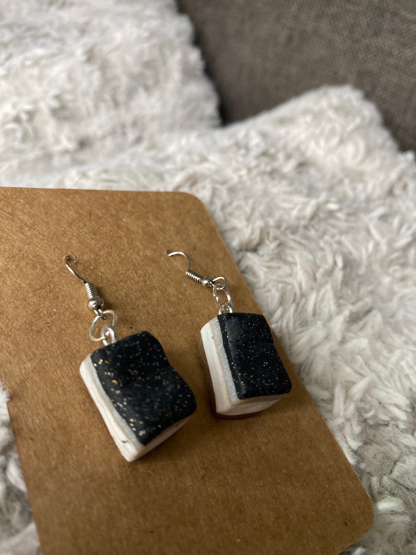 Nanaimo Bar Dangling Earrings