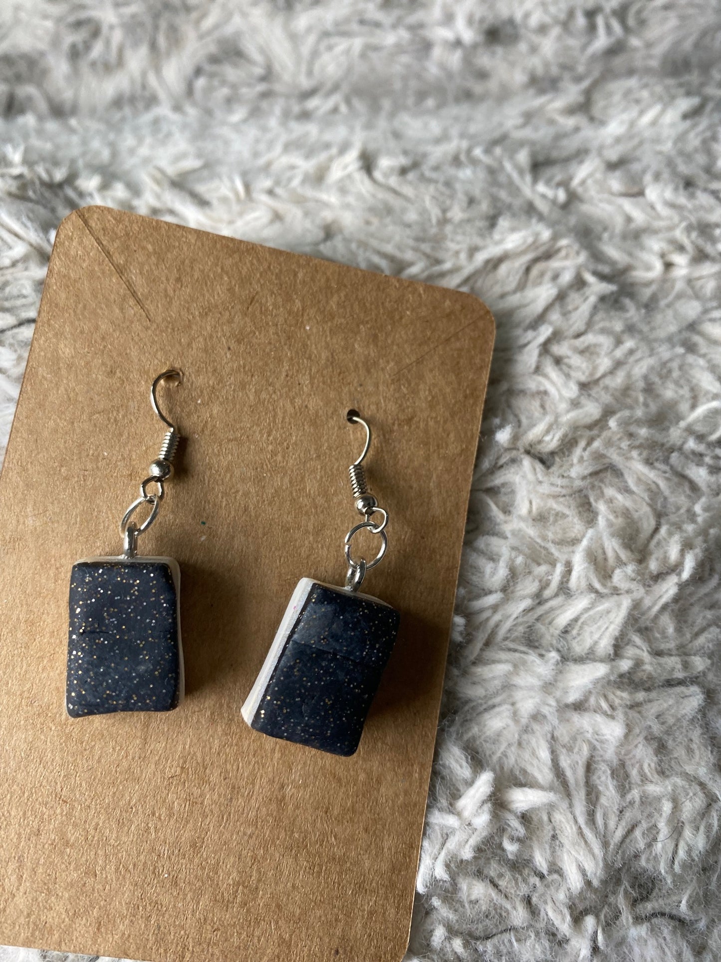 Nanaimo Bar Dangling Earrings