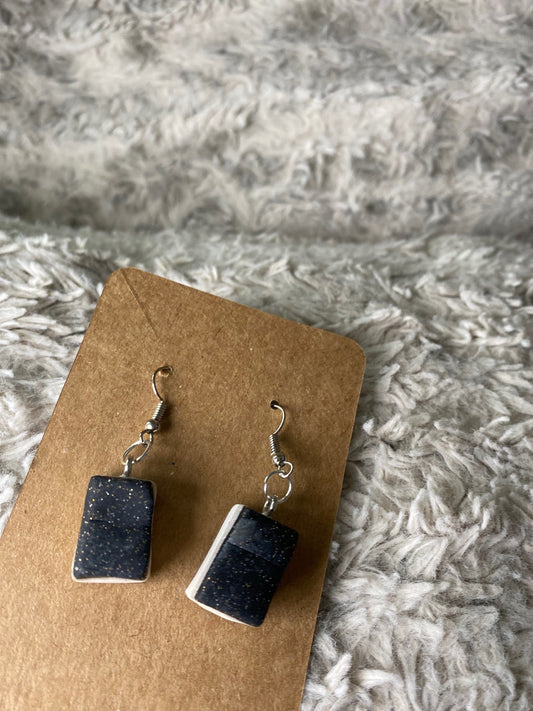 Nanaimo Bar Dangling Earrings