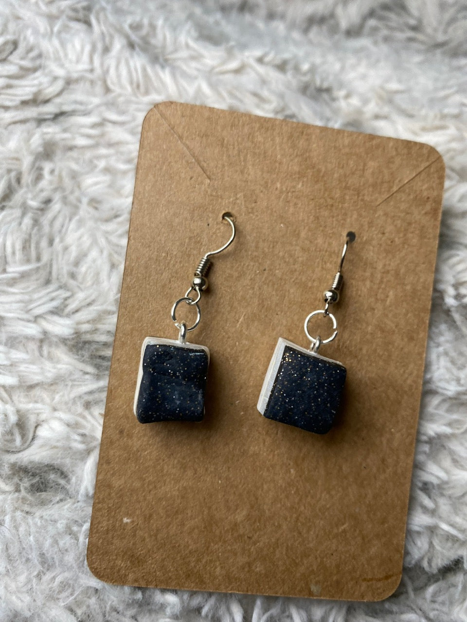 Nanaimo Bar Hanging Earrings