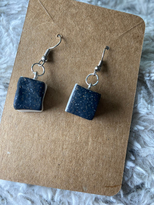 Nanaimo Bar Hanging Earrings