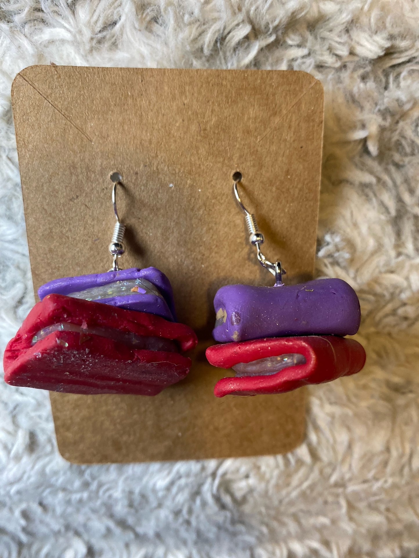 Book Dangling Earrings