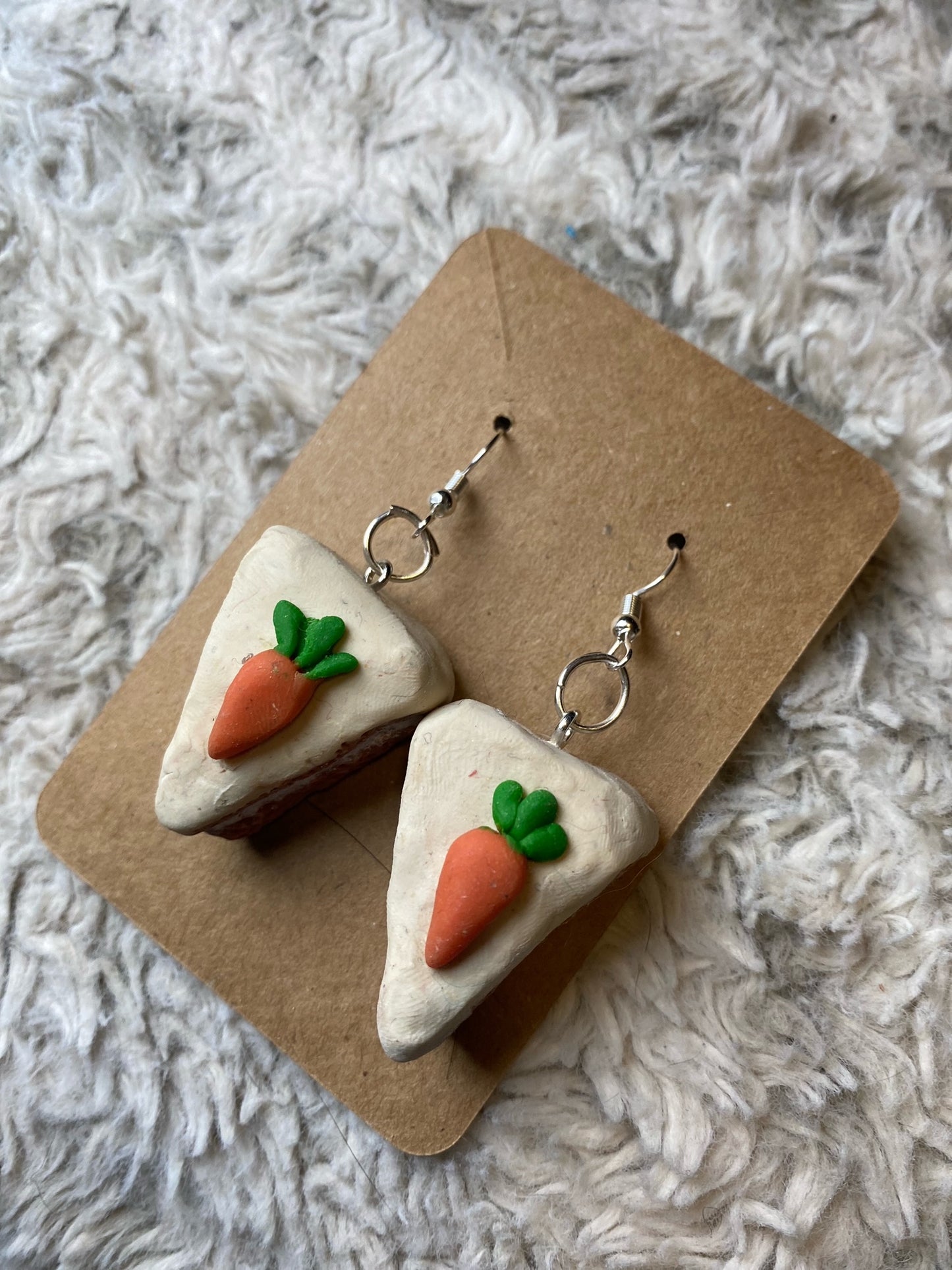 Carrot Cake earrings