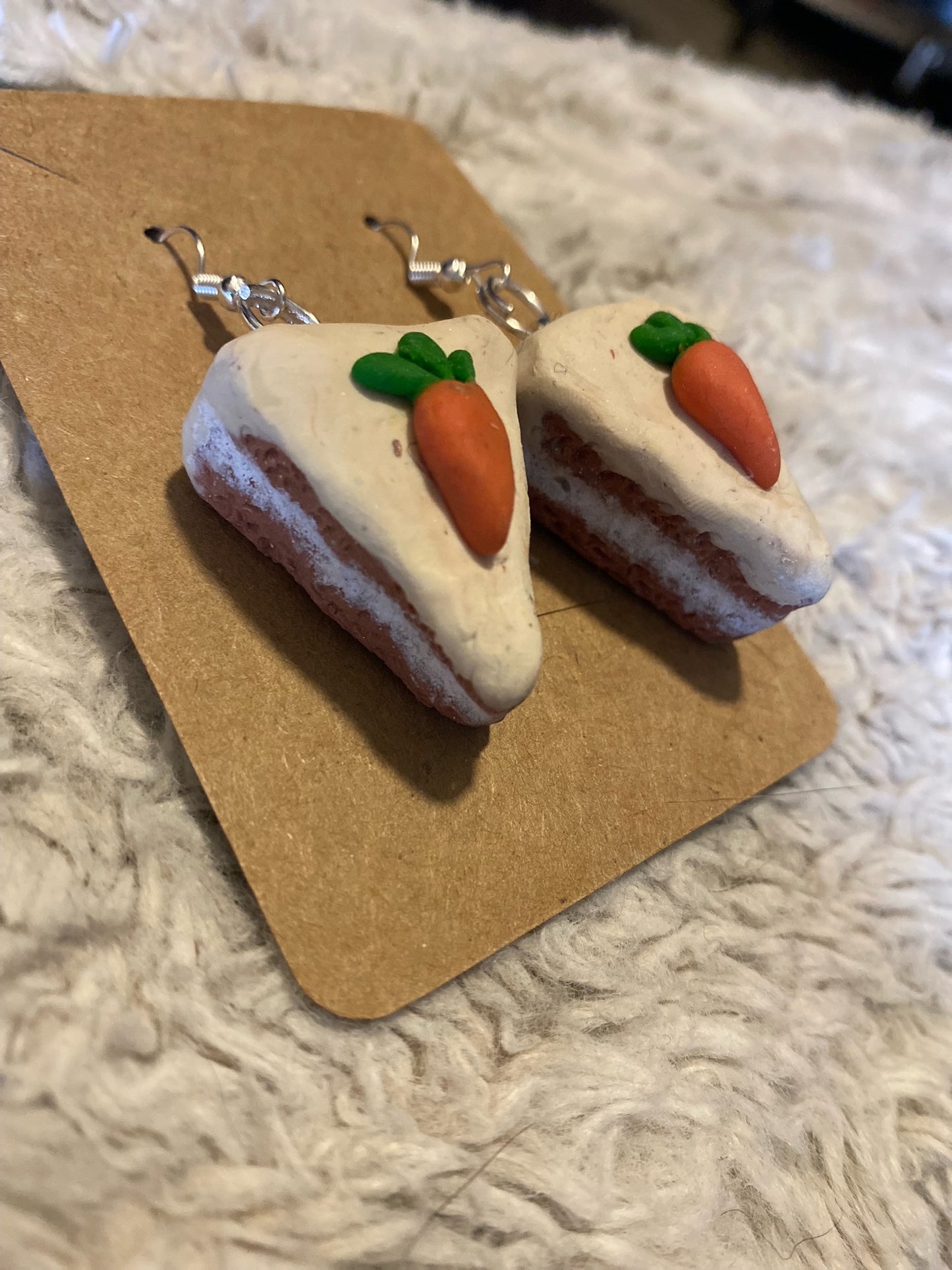 Carrot Cake earrings