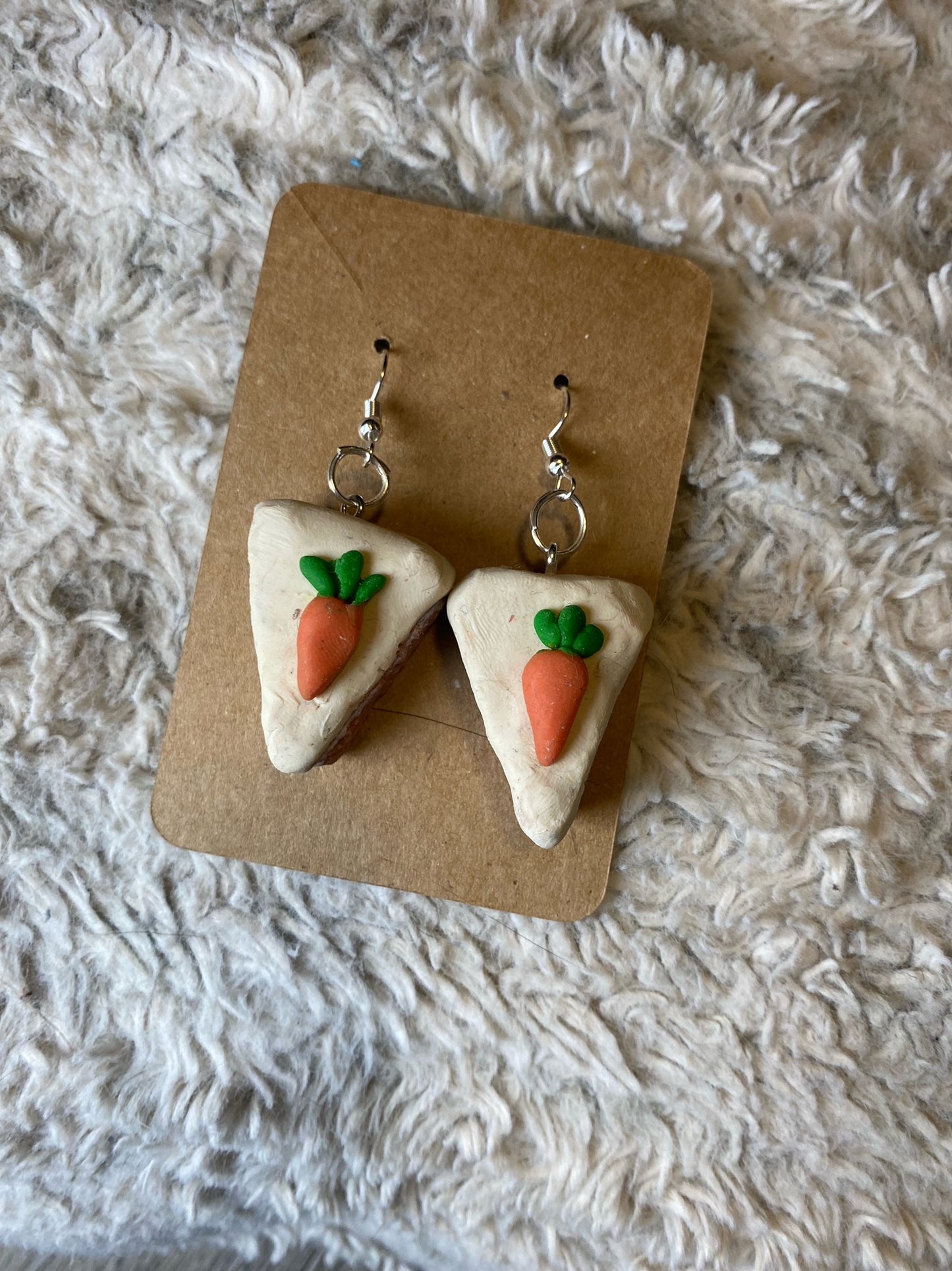 Carrot Cake earrings