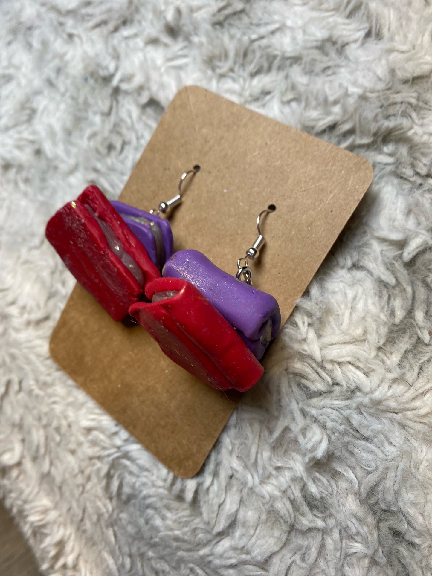 Book Dangling Earrings