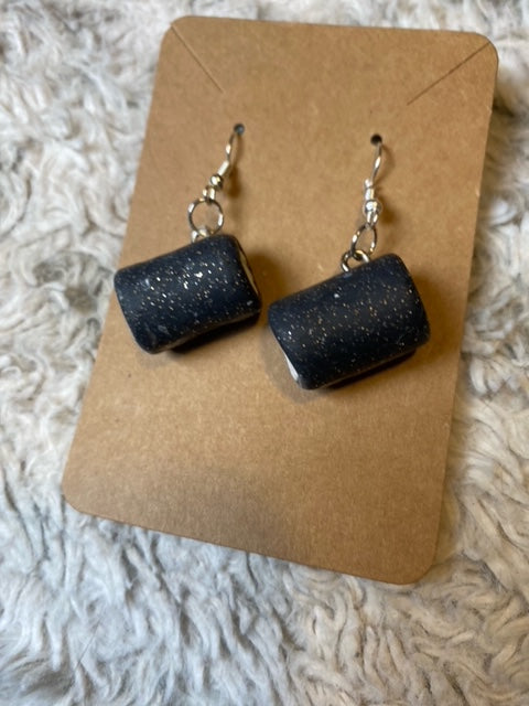 Licorice All Sort Dangling Earrings